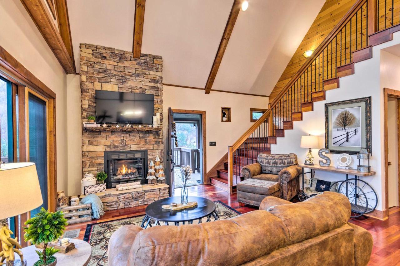 Mountain Cabin With Fire Pit, Walk To Golf And Fishing Vilas Luaran gambar